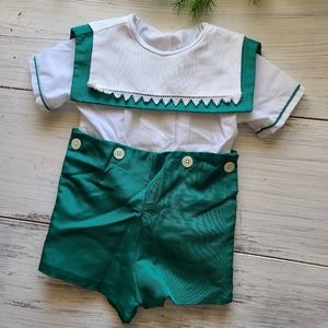 Vintage Mondays Child Size 12 Month 2 piece Outfit USA
